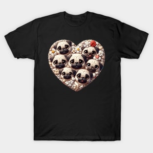 I Love Pugs T-Shirt